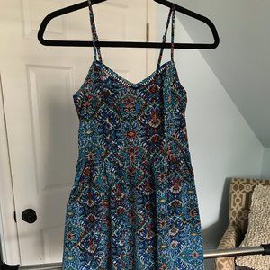 Mosiac Sleevless Dress Urban Outfitters